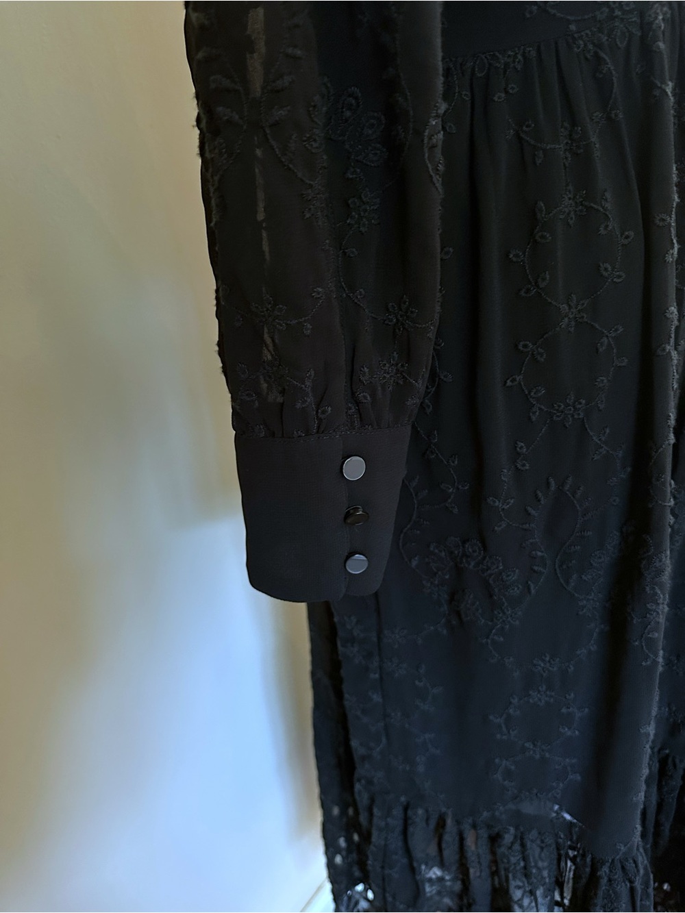 J.Crew Embroidered Sheer Midi Dress – Size 6 New without tags - Picture 3 of 7